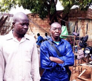 Le vice-president et le president du Mouvement des Jeunes en Vert